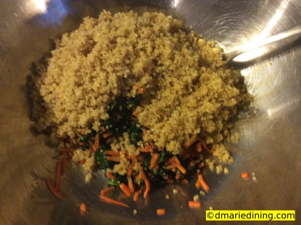 Spinach and Carrot Quinoa C